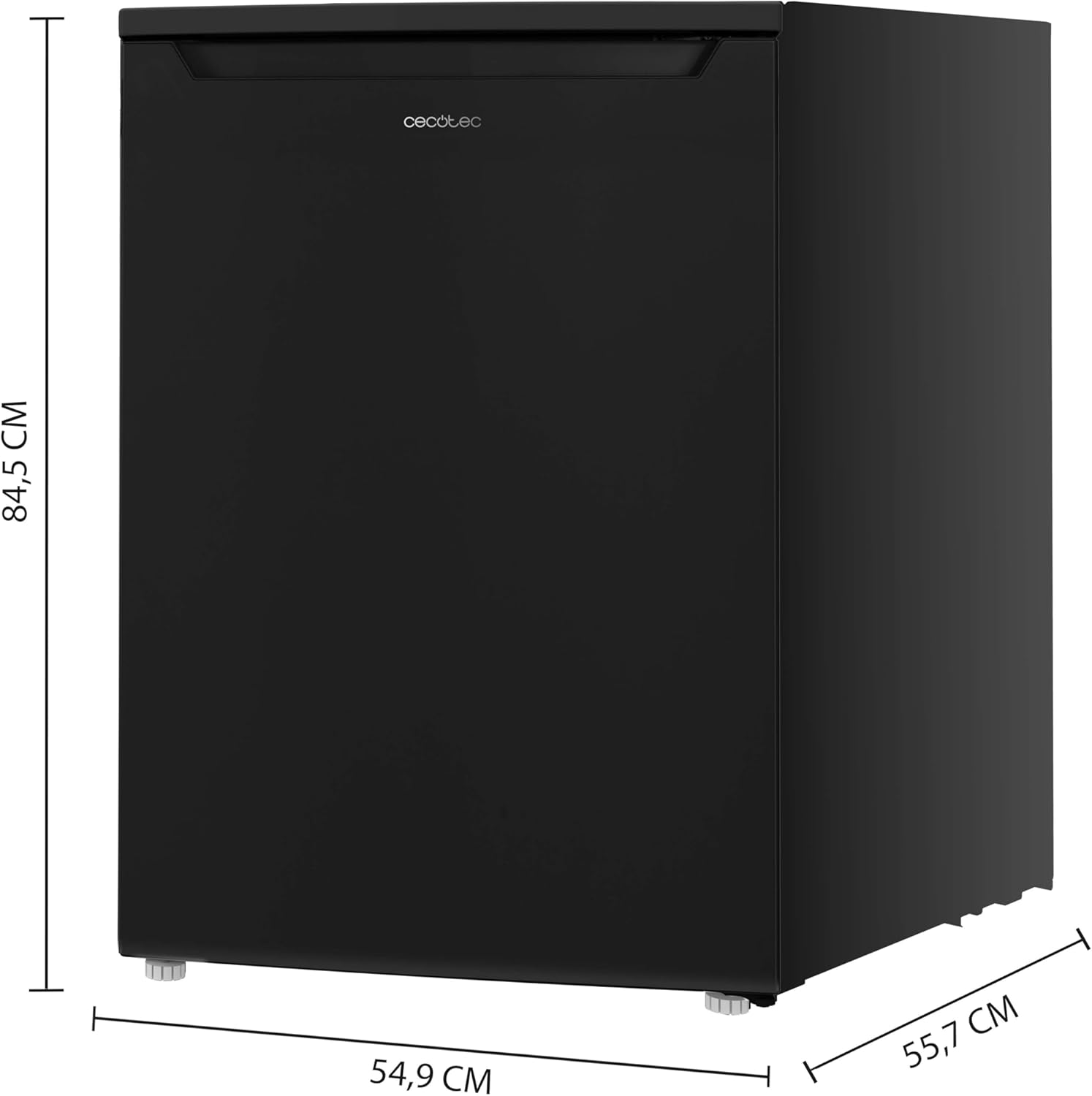 Cecotec - Bolero CoolMarket TT 107 - 107L - mini frigo, congélateur, silencieux, classe E