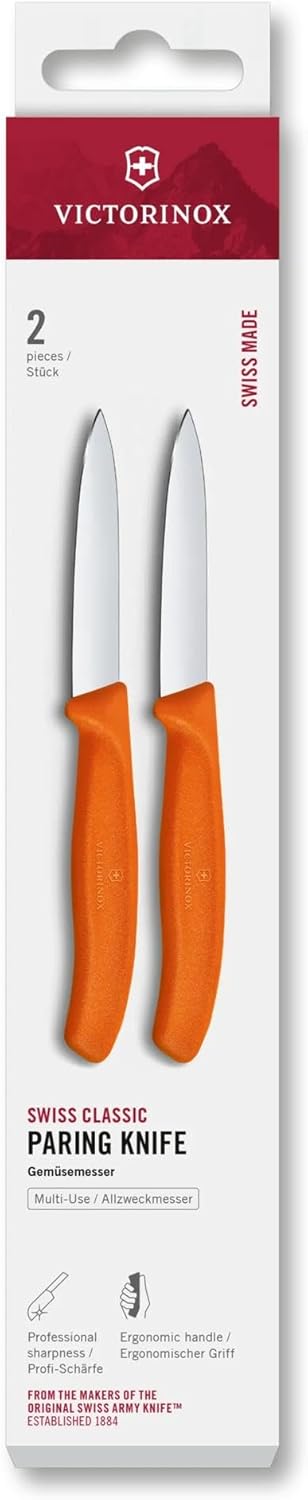 Victorinox - Swiss Classic - 8 cm - Set couteaux d'épluchage inox ultra tranchants