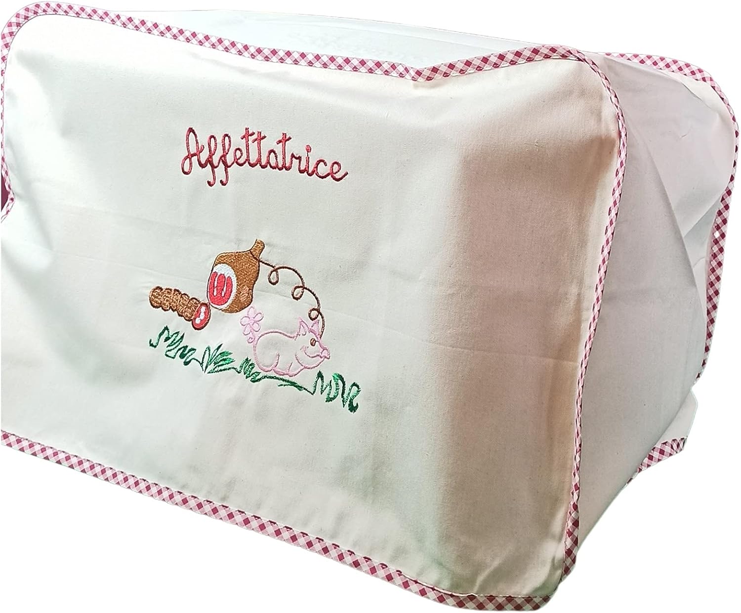 Trama Toscana - Housse trancheuse grand modèle, rouge, protection robuste