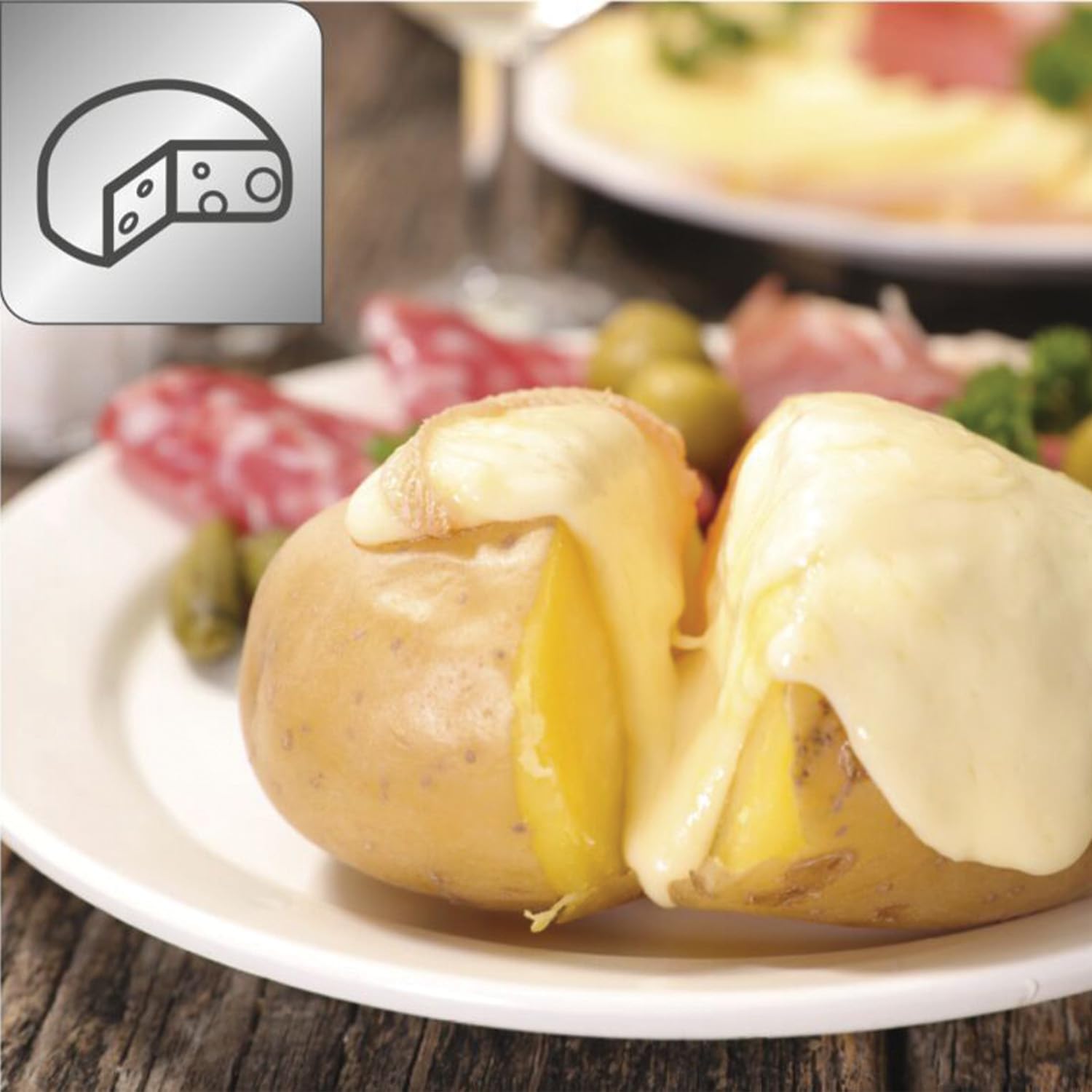 Tefal - raclette Crêp’Party - 1050W, antiadhésif, Thermo-Spot, rangement, RE320812