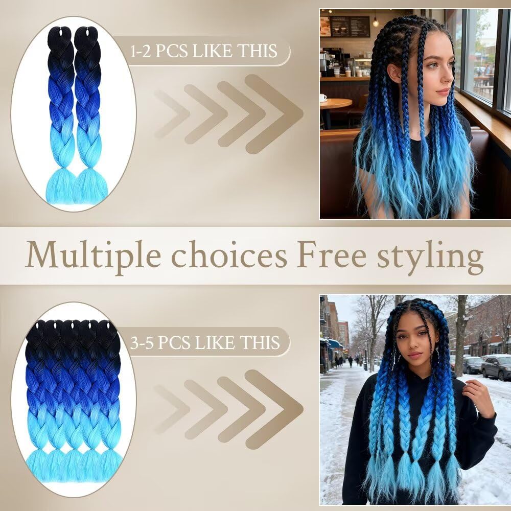 Extensions cheveux tressés - 24