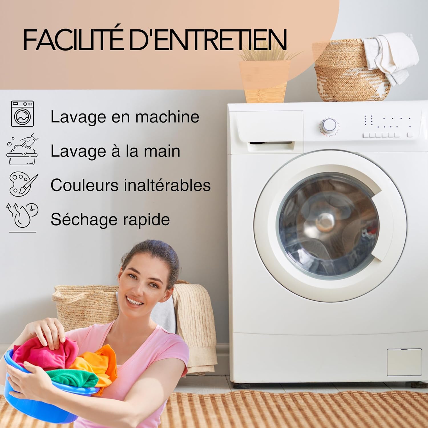 Bandeau cheveux élastique - 3pcs - antidérapant, respirant, sport, maquillage