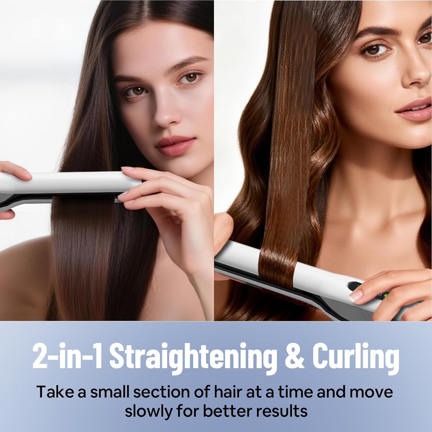 SUNMAY - Voga Plus - lisseur portable titane 20s, ions négatifs, 5000mAh