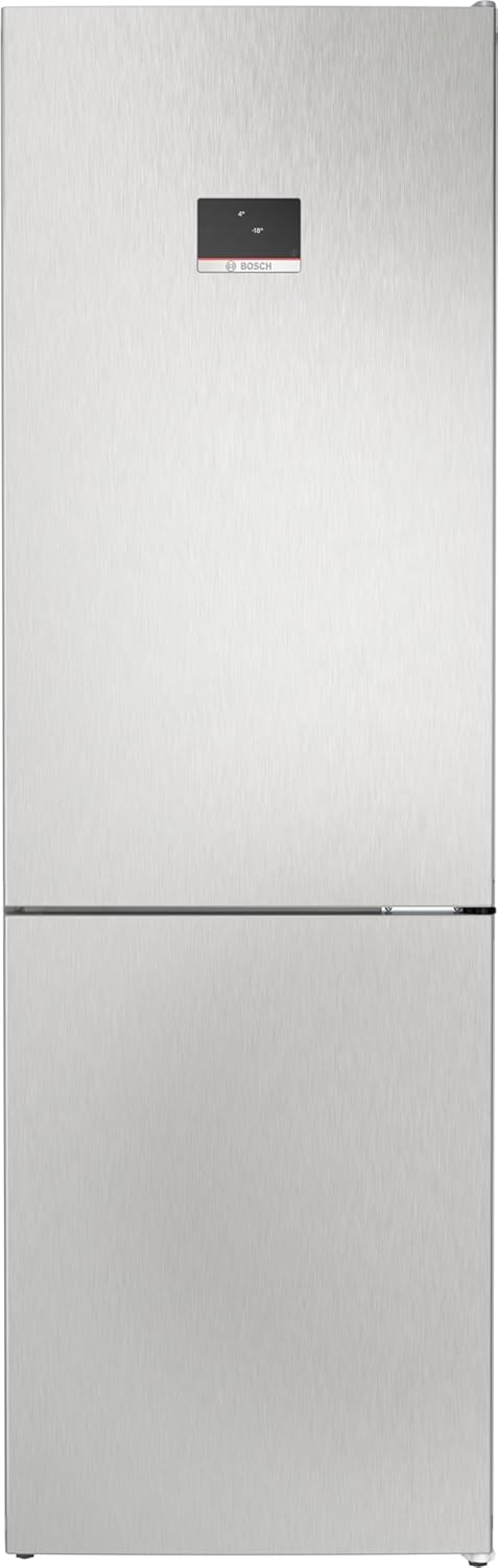 Bosch - Réfrigérateur combiné Série 4, 186x60cm, Inox, KGN367LDF