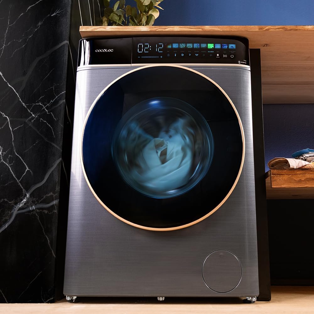 Cecotec - Bolero DressCode 8900 - lave-linge 8kg, 1400 tr/min, inverter, écran 10,3