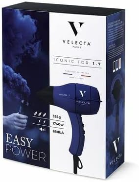 Velecta Paris - sèche-cheveux ICONIC TGR - compact, léger, ions, puissance - 1.7 Fuchsia