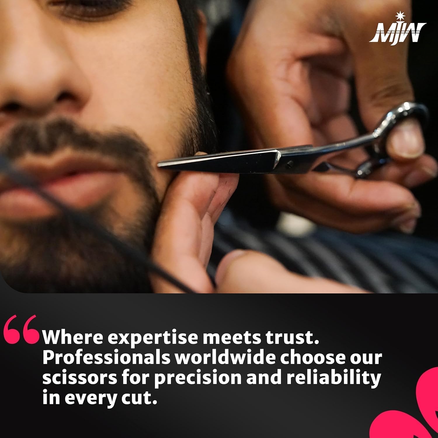 MJW - ciseaux de coiffure professionnels - 6,5