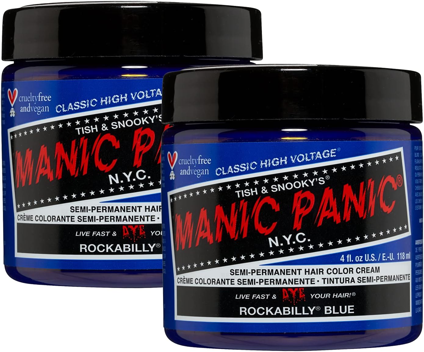 Manic Panic - Voodoo - teinture cheveux bleu, coloration semi-permanente