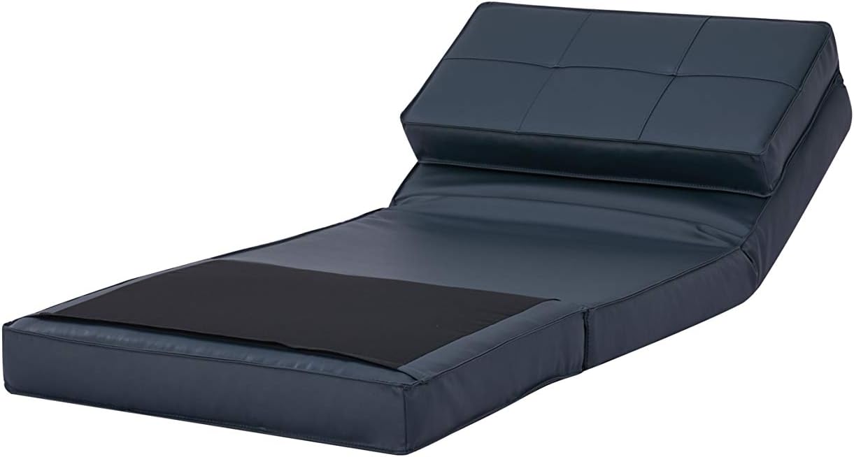 Sesselseller24 - Fauteuil convertible chauffeuse petit - plusieurs couleurs - Anthrazit