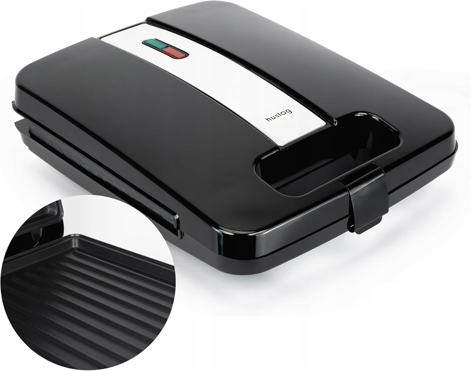 Grill panini inox compact 31,9x26,1 cm 1400W plaques antiadhésives