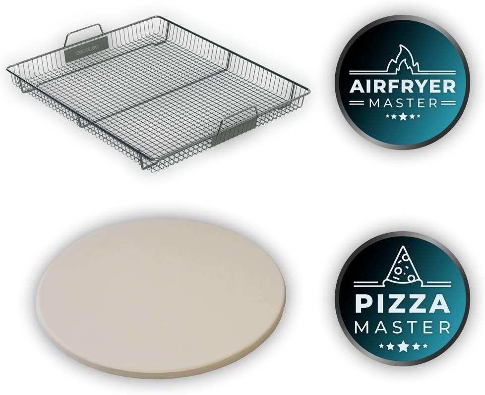 Cecotec - Four encastrable Bolero Hexa, 60 cm, 81L, Airfryer, 11 fonctions, AF316000