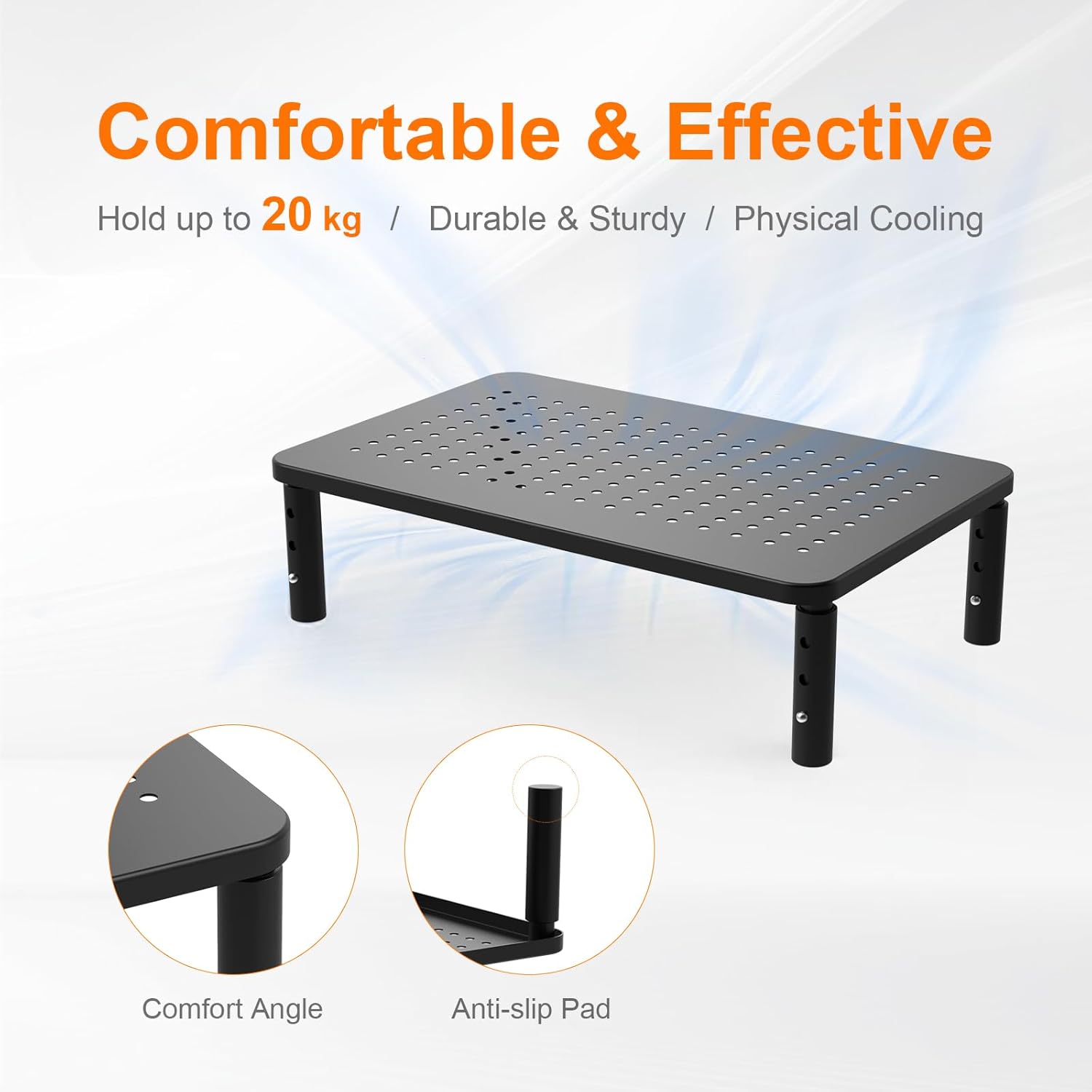 Grifema - support écran réglable - 3 hauteurs - charge 20kg - GB1051