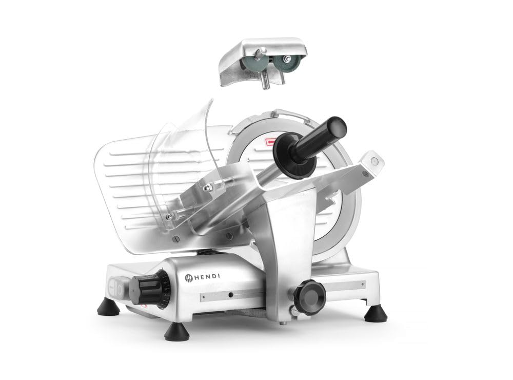 Hendi - Profi Line 220 - 506x435x347mm - Trancheuse électrique, multi-usages, lame 220mm, épaisseur 0-12mm, 280W