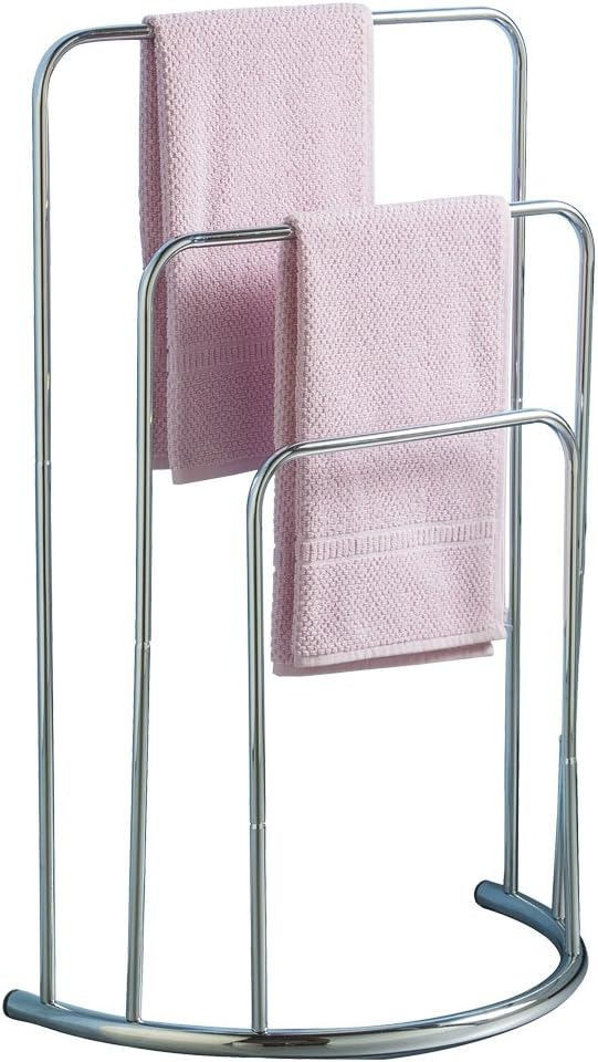 Bath Vida - porte-serviettes 3 niveaux - 24x50x80 cm - métal chromé