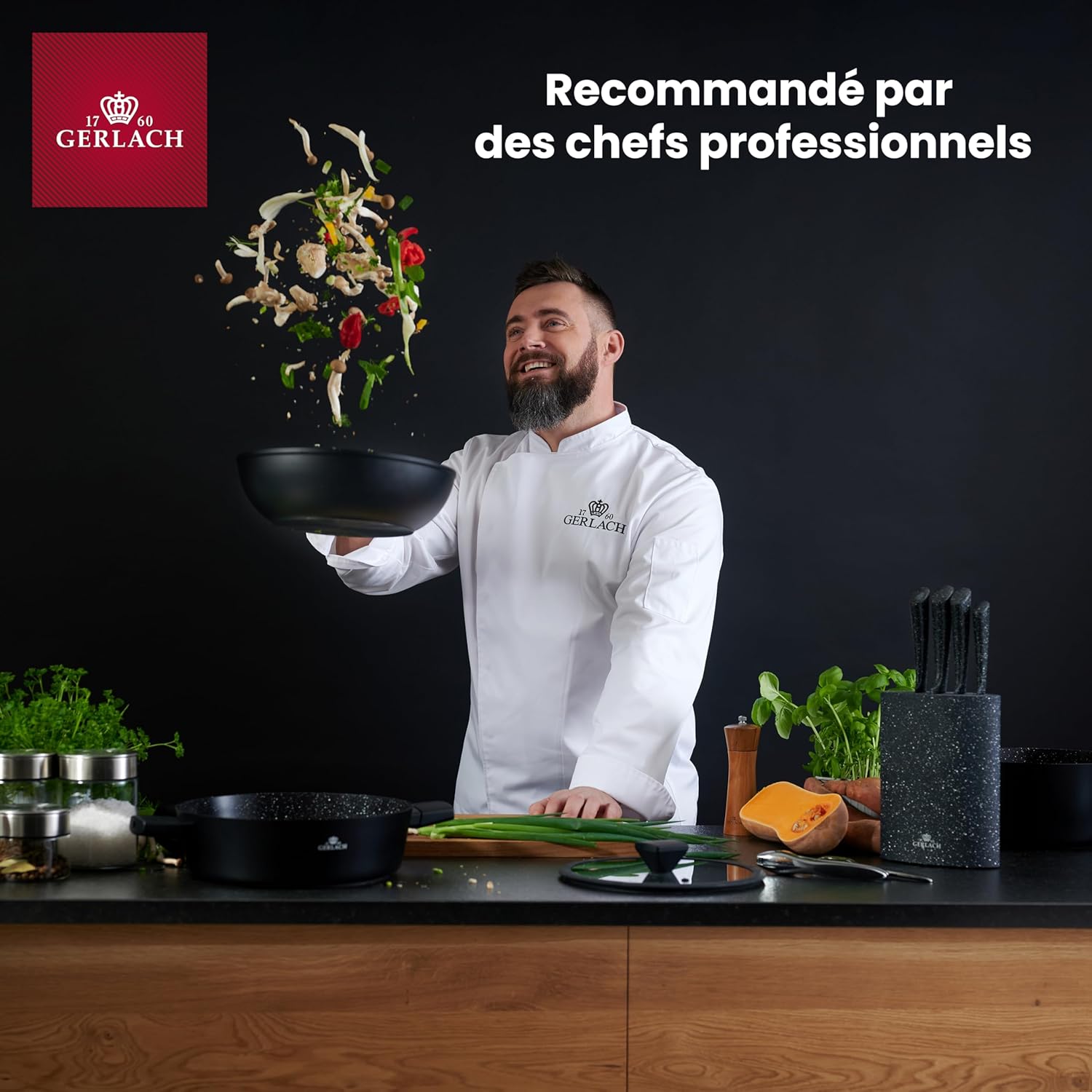 Gerlach - 1760 - verres 430ml, eau, cocktail, jus, lave-vaisselle