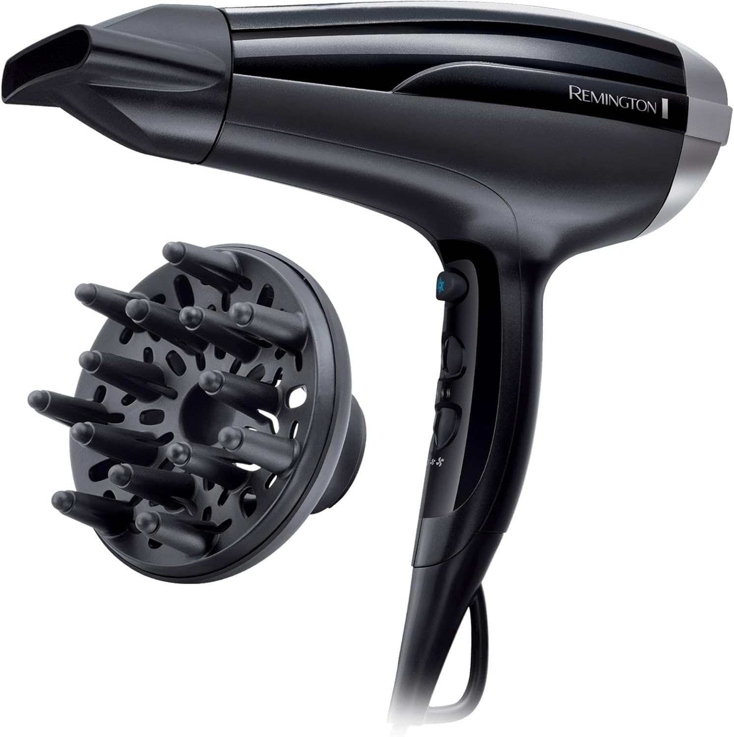 Remington - Sèche-cheveux Pro Air-Shine - léger, 2300W, ionique, céramique tourmaline, anti-frisottis - D5215