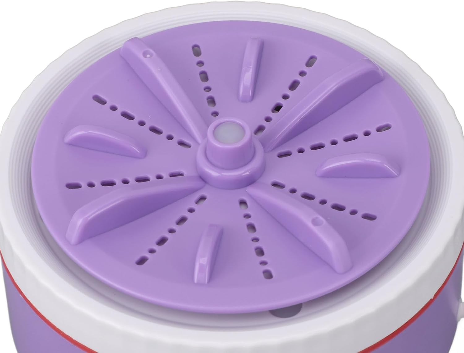 Machine à laver portable - mini turbo USB, lave-vaisselle réglable, idéale voyage, chronométrée - violet