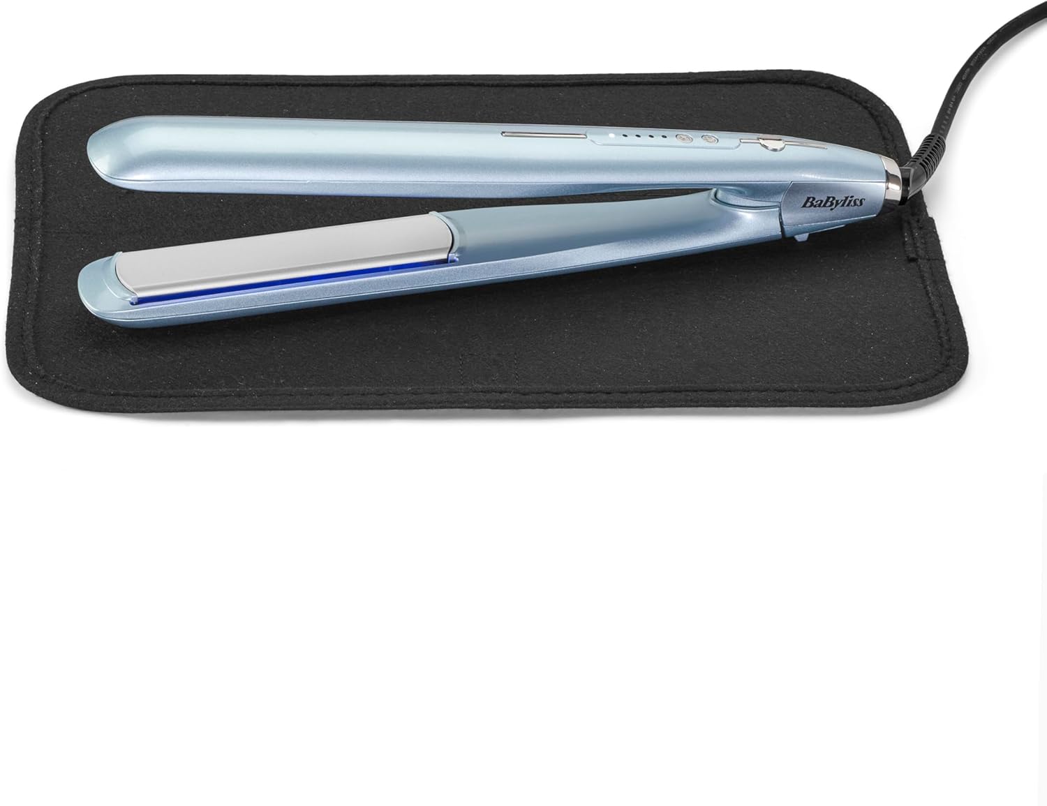 BaByliss - Lisseur Hydro Fusion - 5 températures - Ions, arrêt auto, chauffe rapide - ST573E
