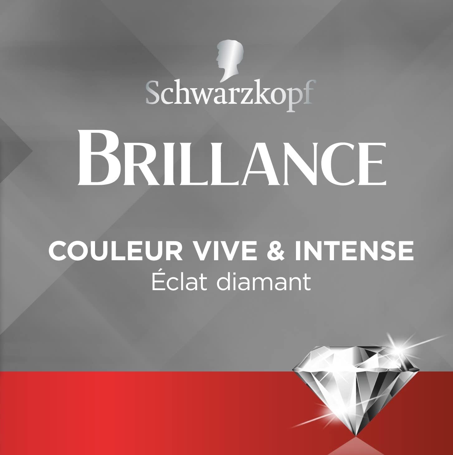 Schwarzkopf - Brillance Intense - éclat diamant, soin nourrissant, couvre 100% blancs - Rouge Cachemire 842