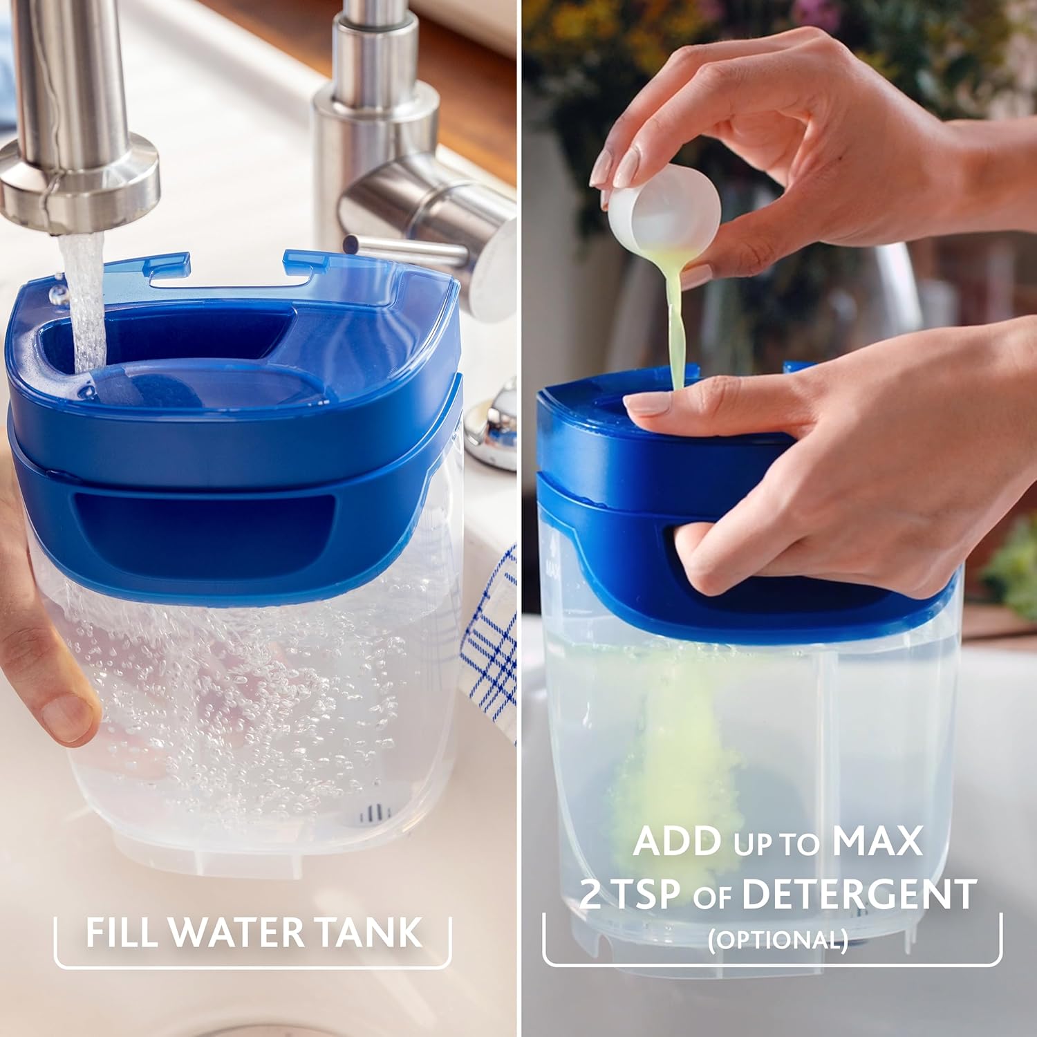 Vileda - H2prO - balai plat, microfibre, eau propre et sale séparées