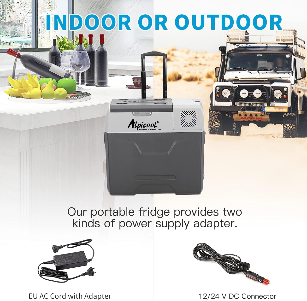 Alpicool - CX40 - 40L - réfrigérateur/congélateur portable, compression, maison/camping - CX40