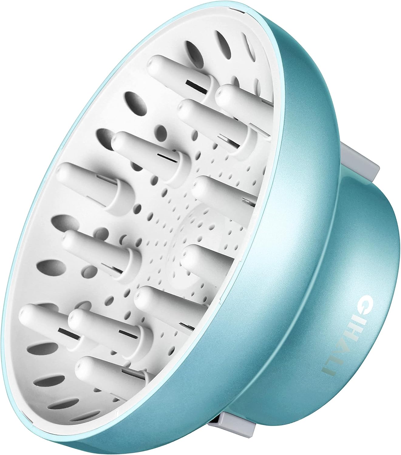 Diffuseur universel cheveux bouclés 4.4-6.6 cm anti-frisottis bleu