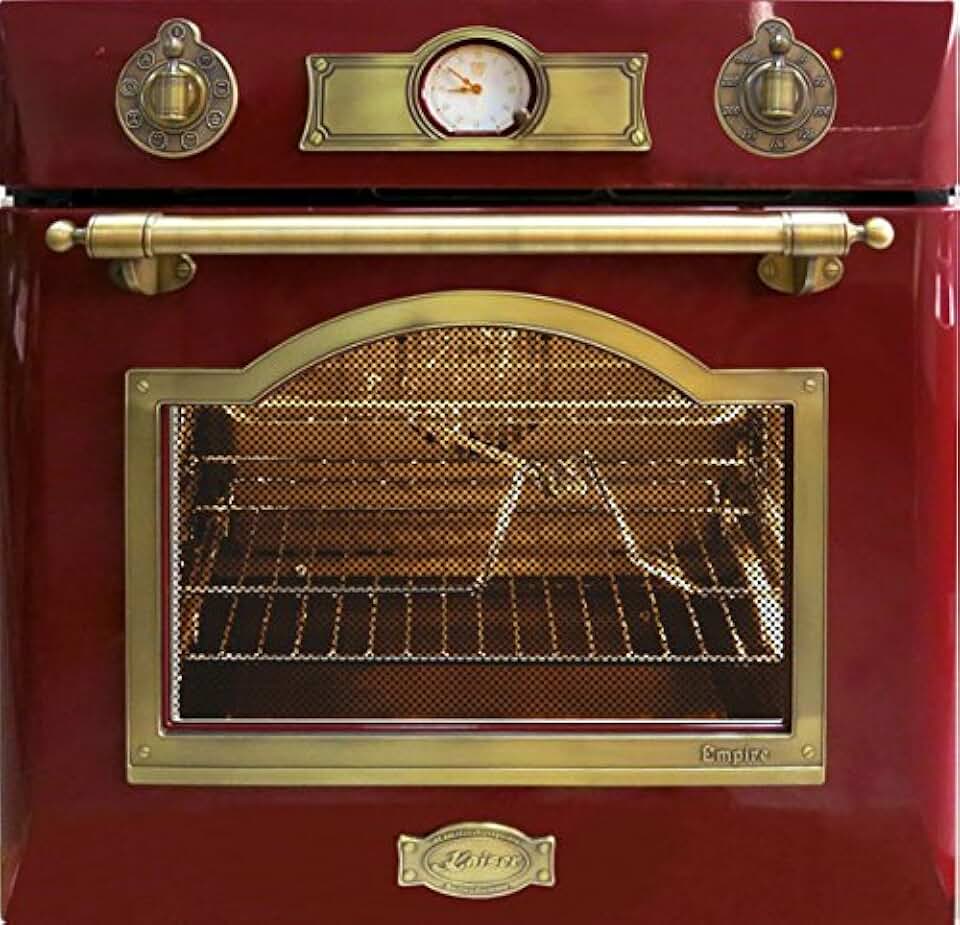 Kaiser Empire - bordeaux 60 cm - four encastrable rétro, grill, 67L, EH 6355