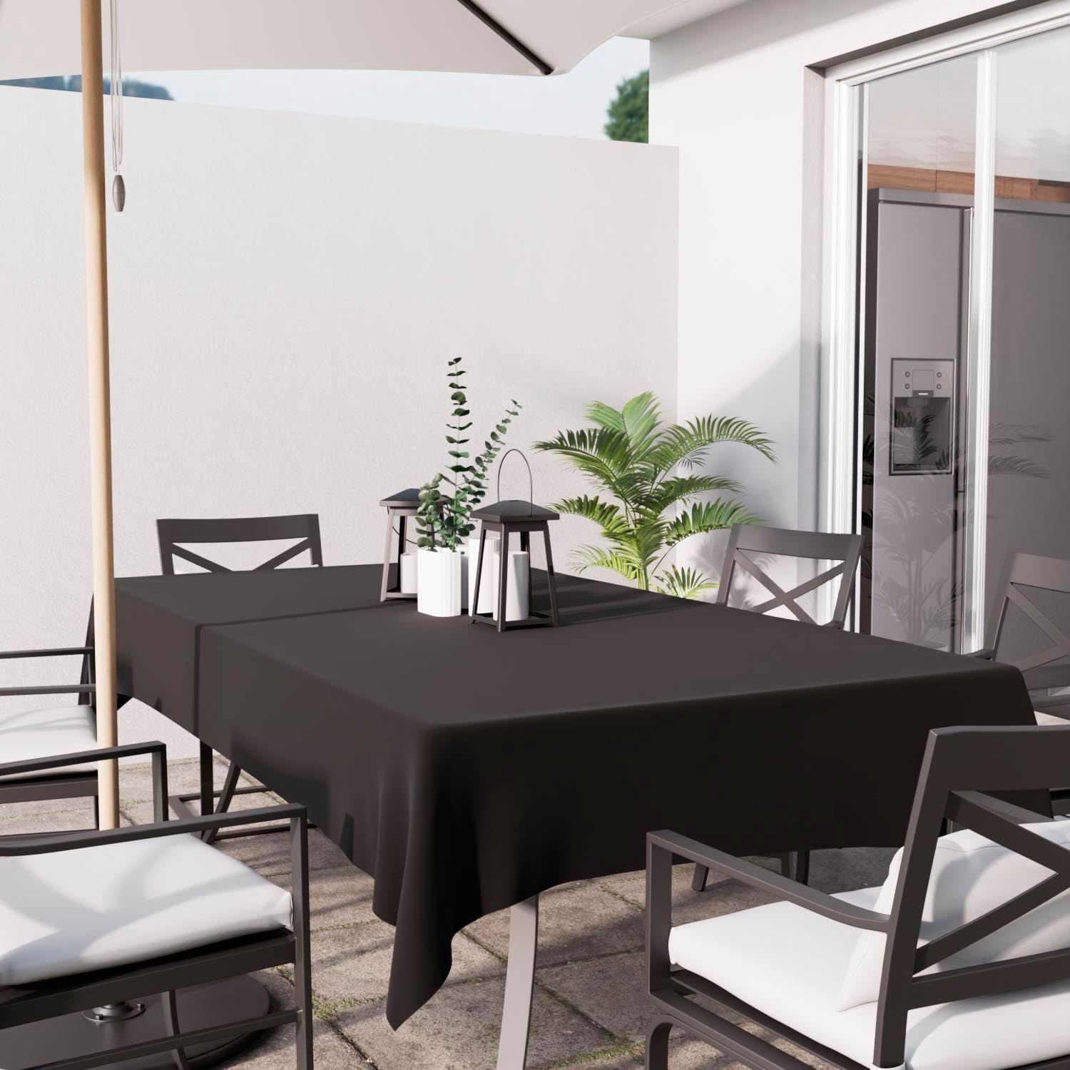 Soleil d’Ocre - Nappe Alix rectangle - 140x240 cm - polyester anti-tâches