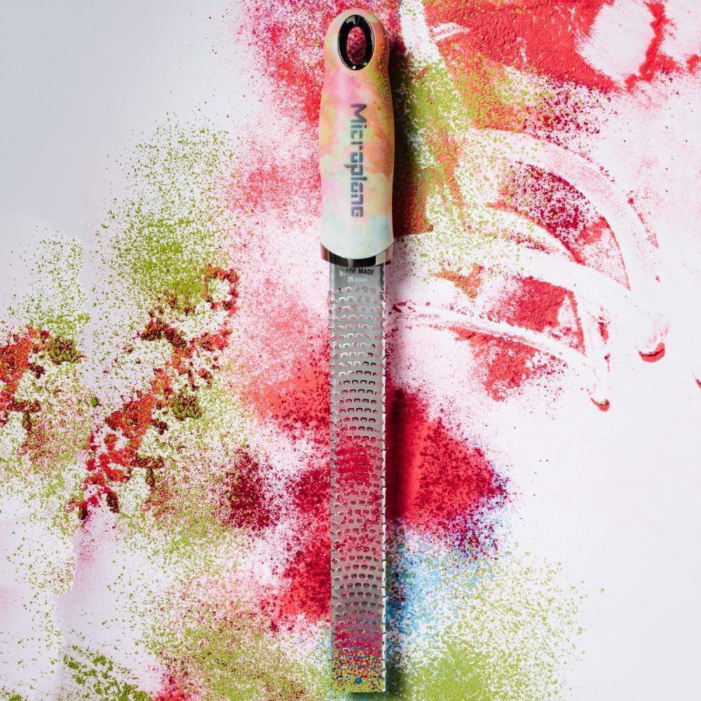 Microplane - Râpe à zester série Ombre - lame fine, inox, US, zeste, parmesan