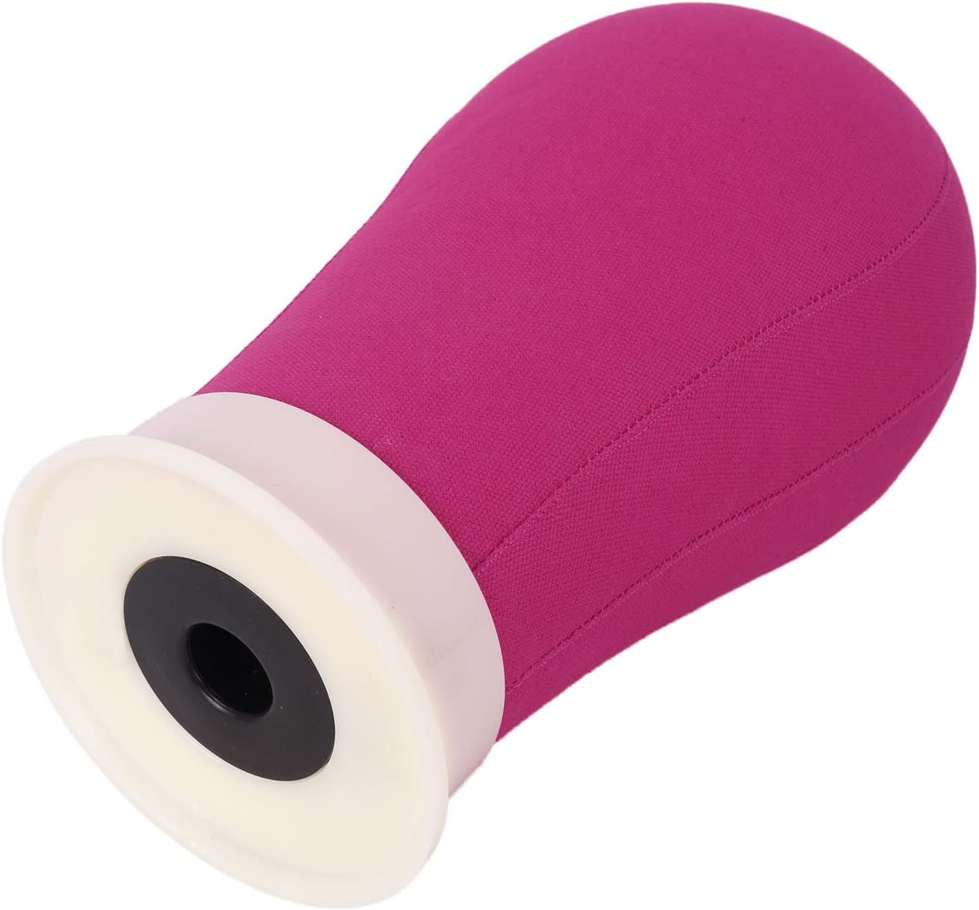MapofBeauty - mannequin toile magenta - 22 pouces - tête à perruque avec support