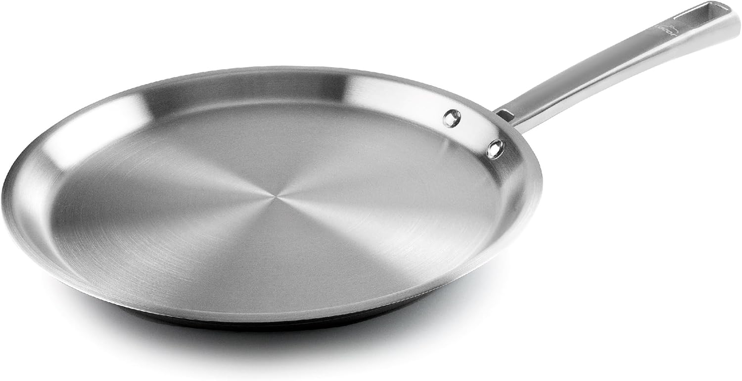 Lacor - Foodie crêpière inox 28cm, induction, lave-vaisselle, 45829