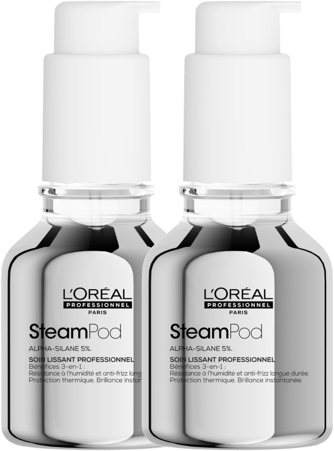 L'Oréal Professionnel - SteamPod Sérum - 50ml - Thermoprotection 230°C, anti-frizz, humidité extrême, formule anhydre, t