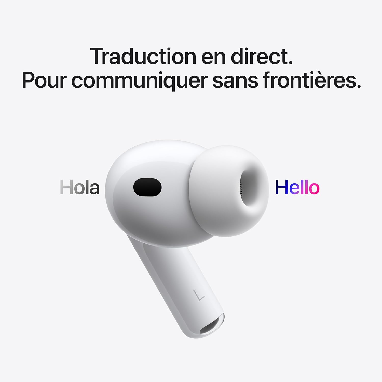 Apple - AirPods Pro 3 - écouteurs sans fil, ANC, détection cardiaque, audio spatial, USB-C