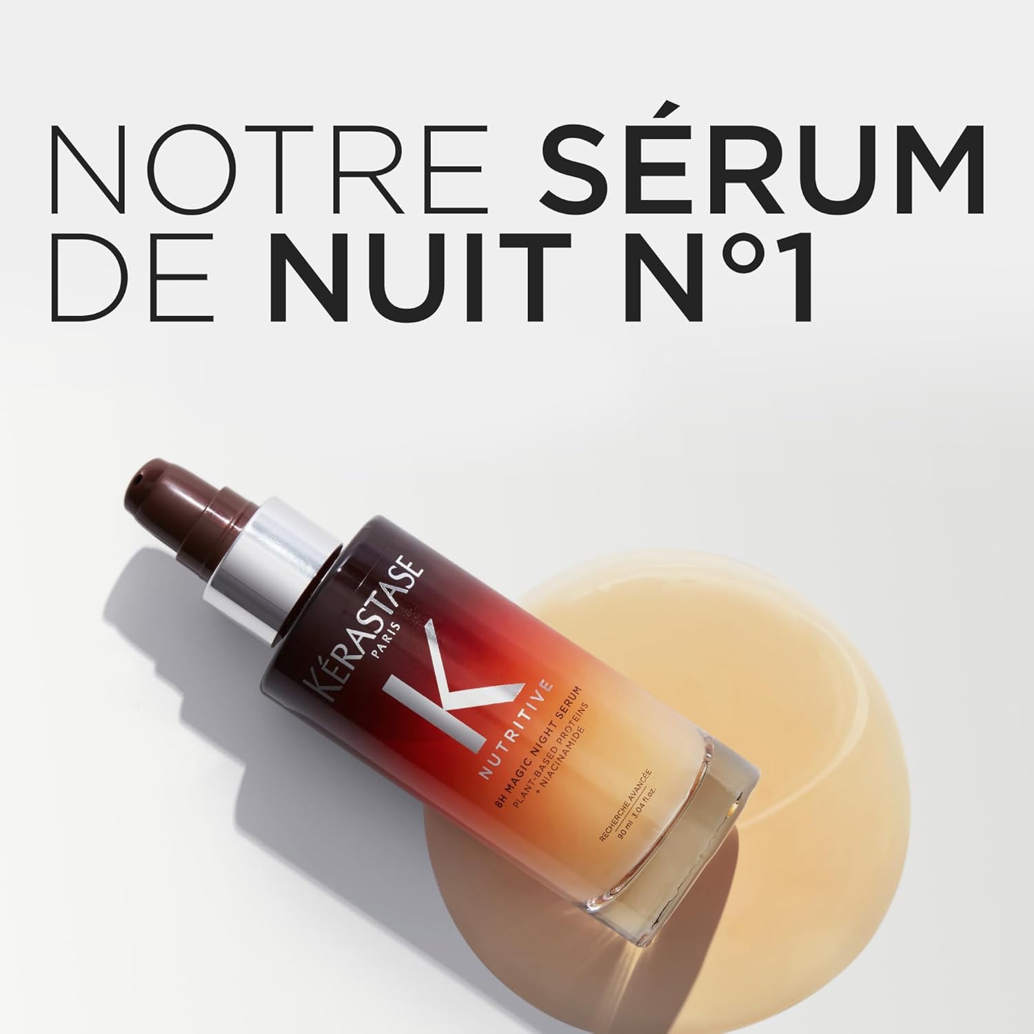 Kérastase - Nutritive 8H Magic Night Serum - soin nuit 100ml - nourrit, protège humidité, brillance, niacinamide
