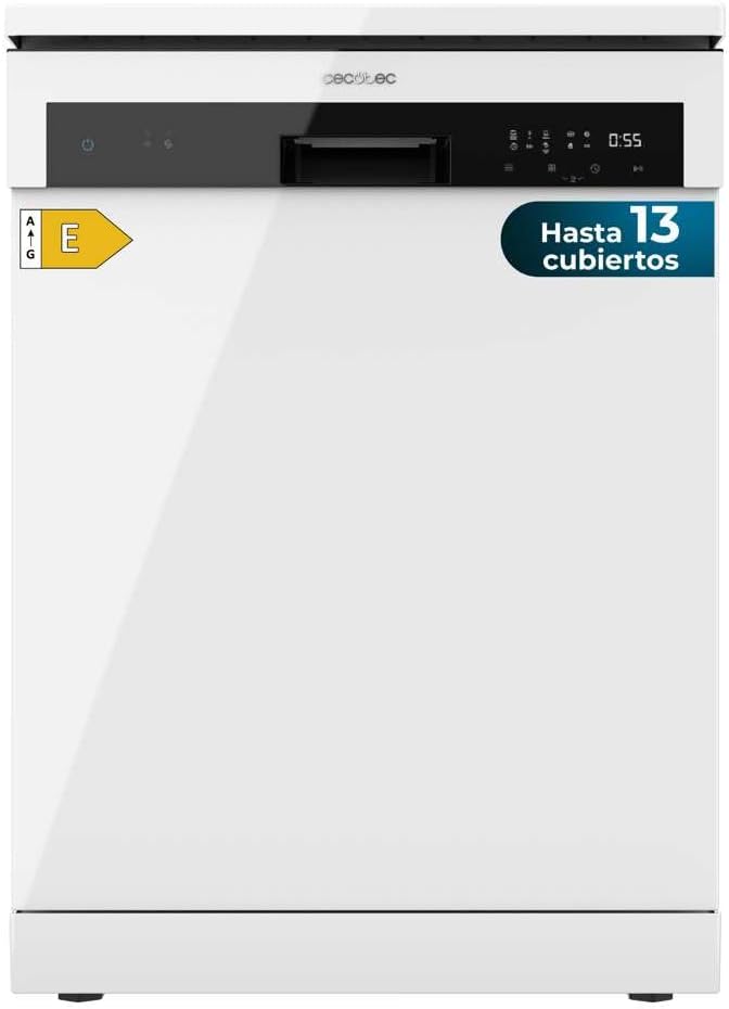 Cecotec - Bolero Aguazero 6100 E - 60 cm - 13 couverts, 6 programmes, Dry+