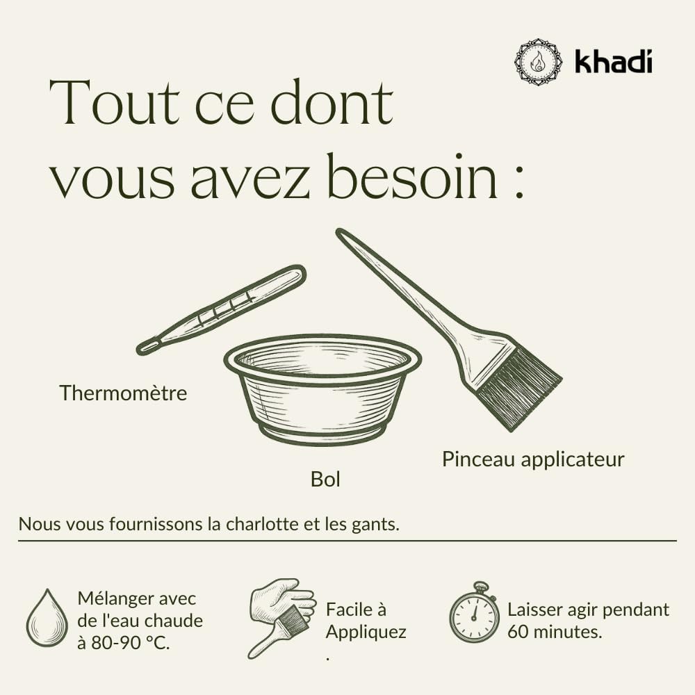 khadi - COLOR PREP - 100g - Pré-pigmentation cheveux, résultat intense