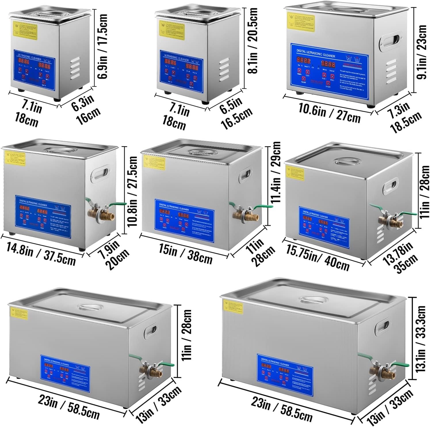 Nettoyeur à ultrasons - 10L, lave-vaisselle portable, gaz liquéfié, nettoyage appareils ménagers