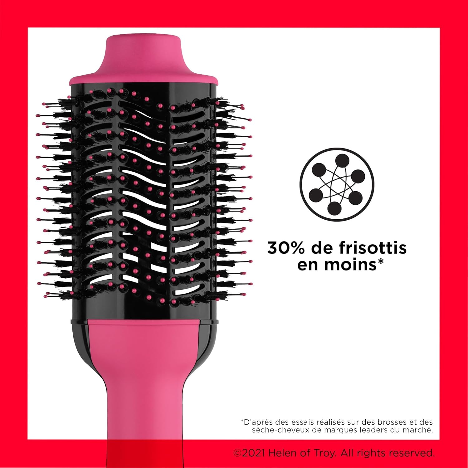 Revlon - Salon One-Step, nouvelle édition, ionique, céramique, cheveux longs et mi-longs, RVDR5222PE