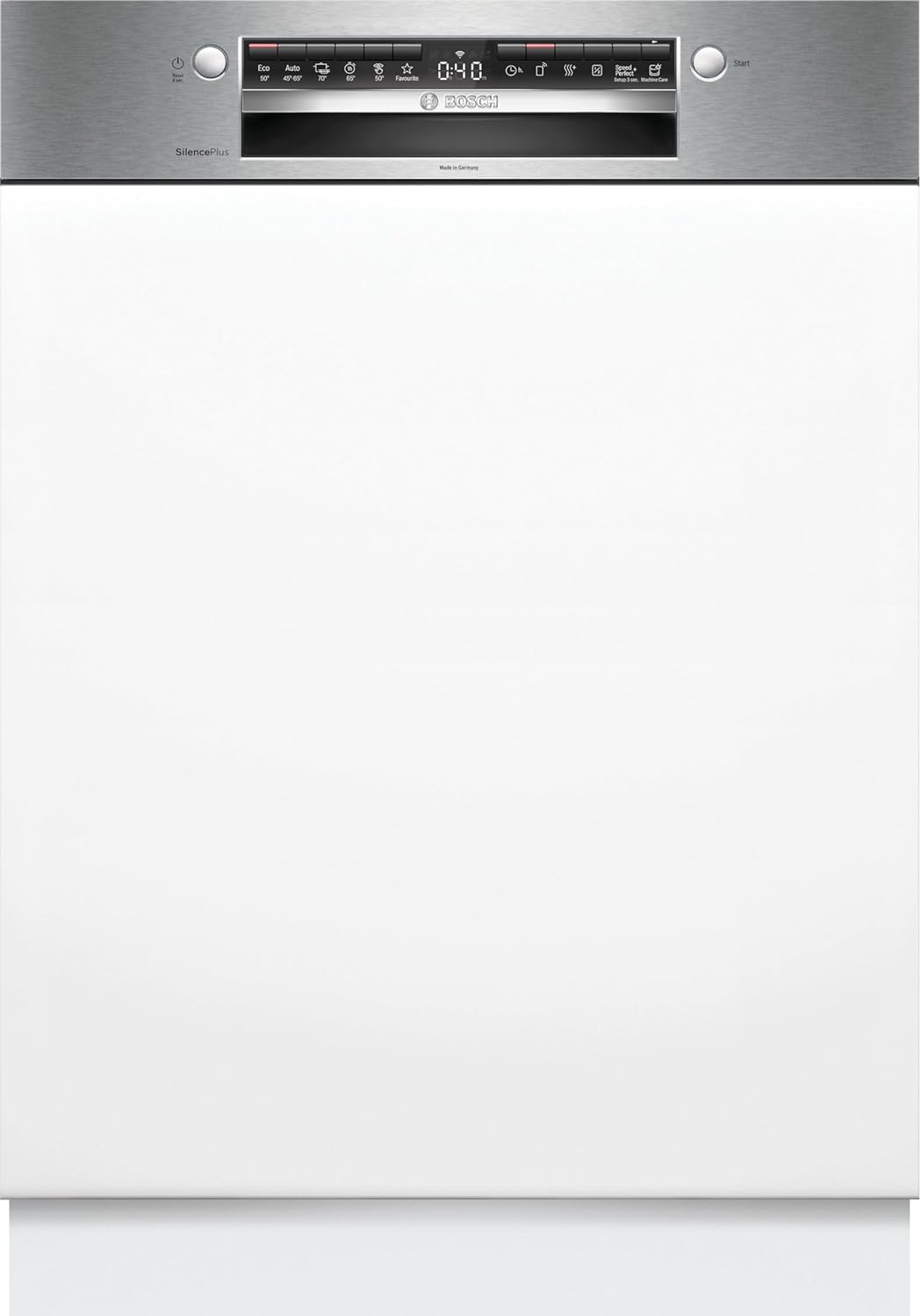 Bosch - Série 4 - 60 cm - Lave-vaisselle encastrable acier brossé - SMI4HCS07E