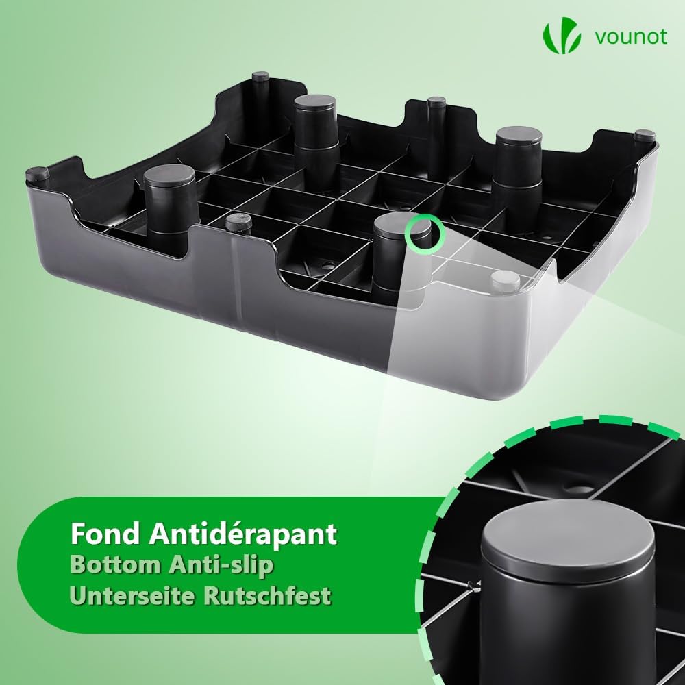 VOUNOT - Marchepied antidérapant grande surface - portatif, intérieur/extérieur - usage enfants et seniors