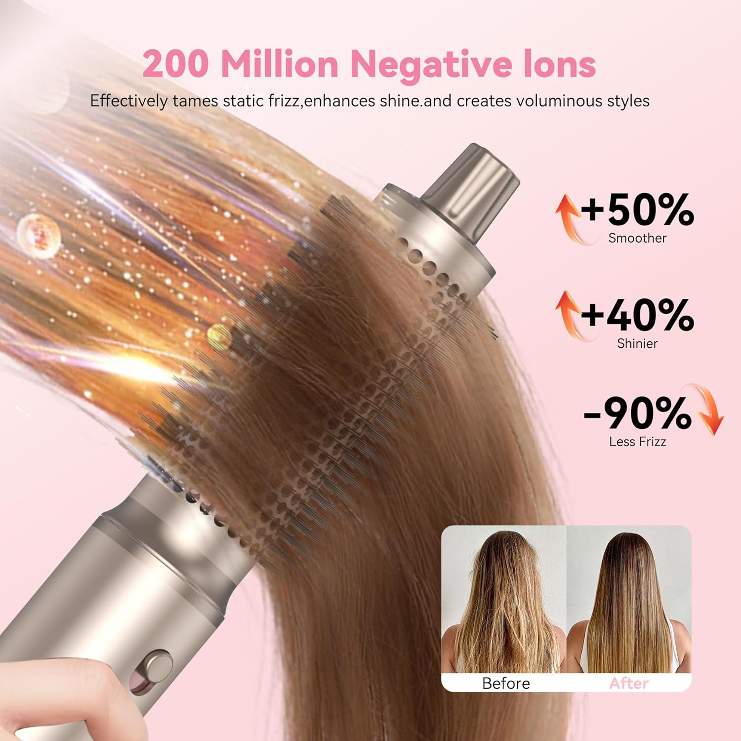 Sèche-cheveux Air Styler 5 en 1, 32mm, 1400W, 3 modes, 110000U/Min