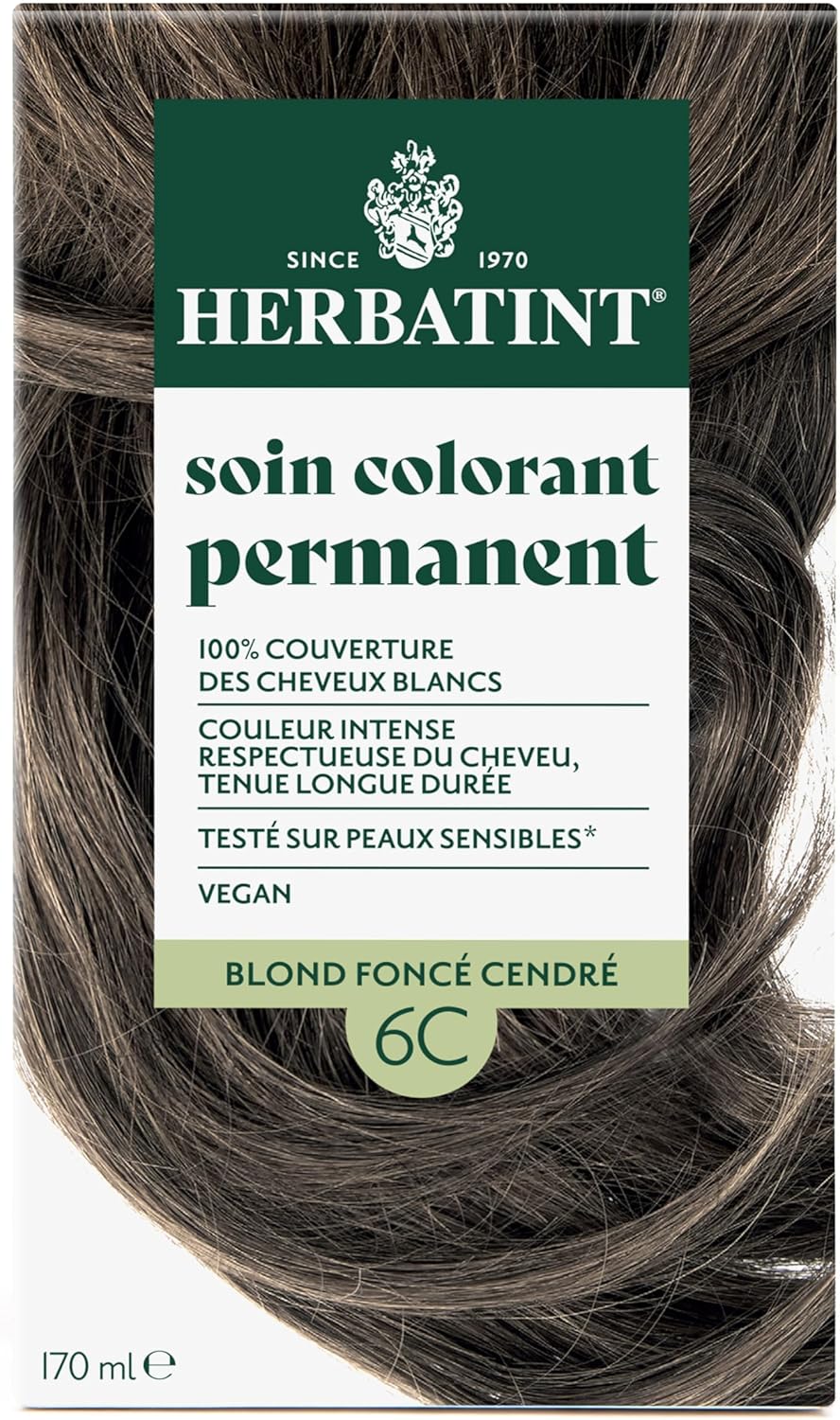 Herbatint - Soin Colorant Cheveux, 170ml, Sans Ammoniaque, 6C