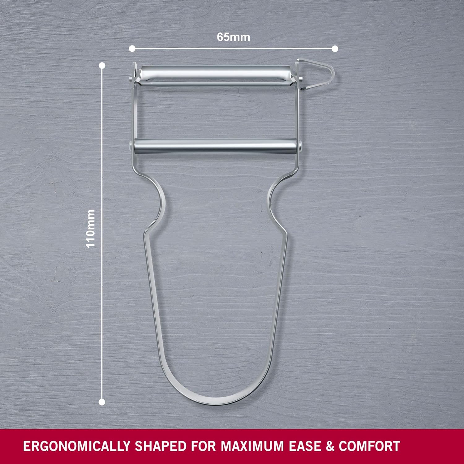 Victorinox - STAR Éplucheur - double lame pendulaire - manche métal, lot de 2