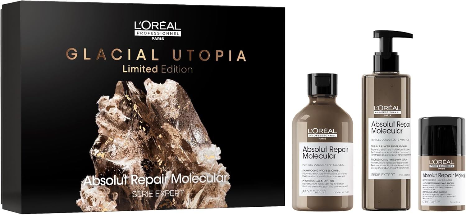 L'Oréal Professionnel - Serie Expert Absolut Repair Molecular - édition limitée - routine réparatrice cheveux abîmés
