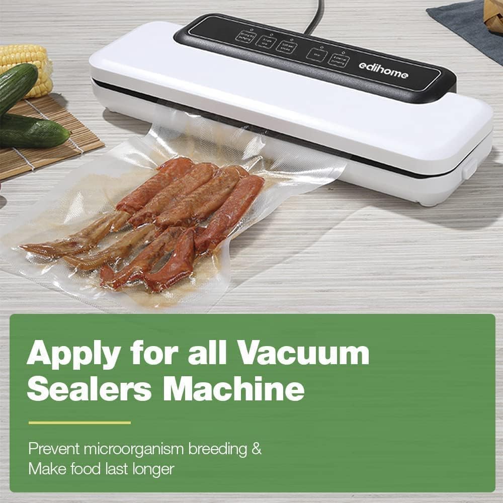 Edihome - sacs sous vide alimentaires - 20x300cm - 3 rouleaux sans BPA