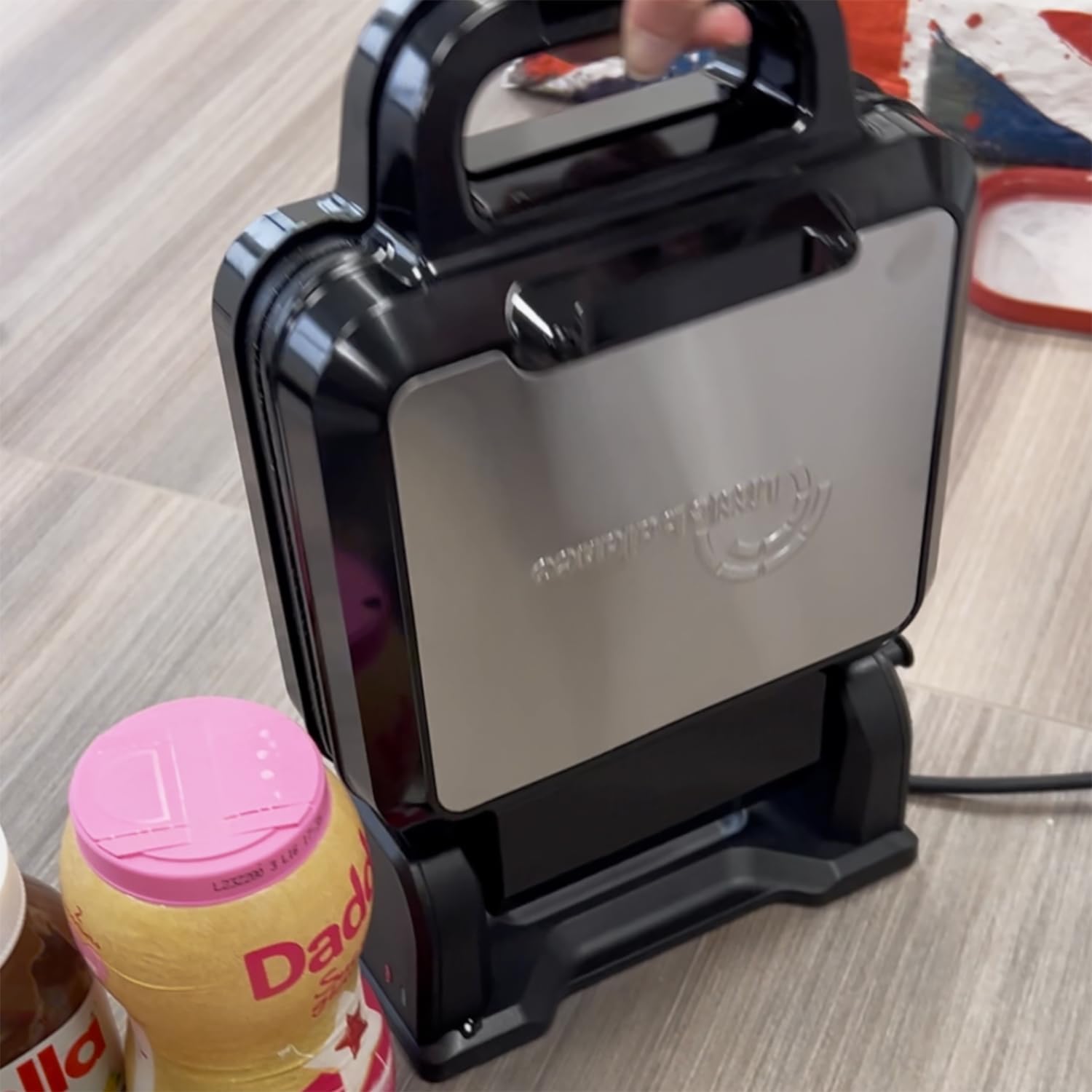 Little Balance - gaufrier rotatif 1200W, antiadhésif, PFAS free, 8805 Flip