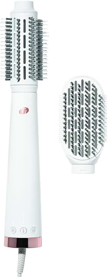 T3 - AireBrush Duo - brosse soufflante, 15 réglages chaleur/vitesse, touche air froid, optimisation volume