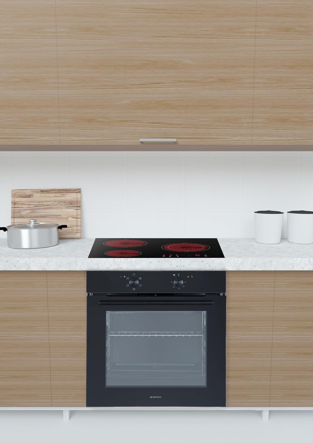 GEDTECH - Four multifonction 76L vapeur et grill - GFO76BL