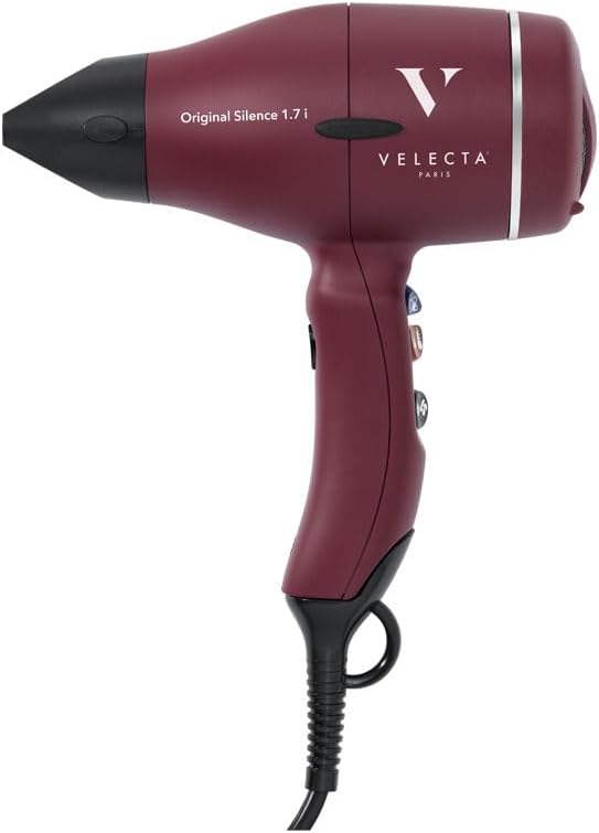 Velecta Paris - ORIGINAL Silence 1.7i - compact - sèche-cheveux silencieux, technologie professionnelle