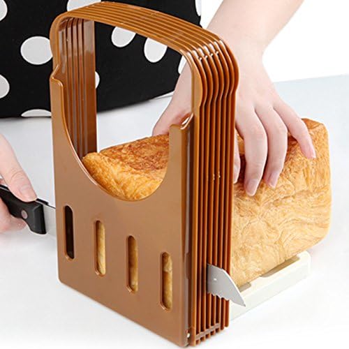 Trancheuse à pain pliable - portable, pour pain et gâteau, compacte